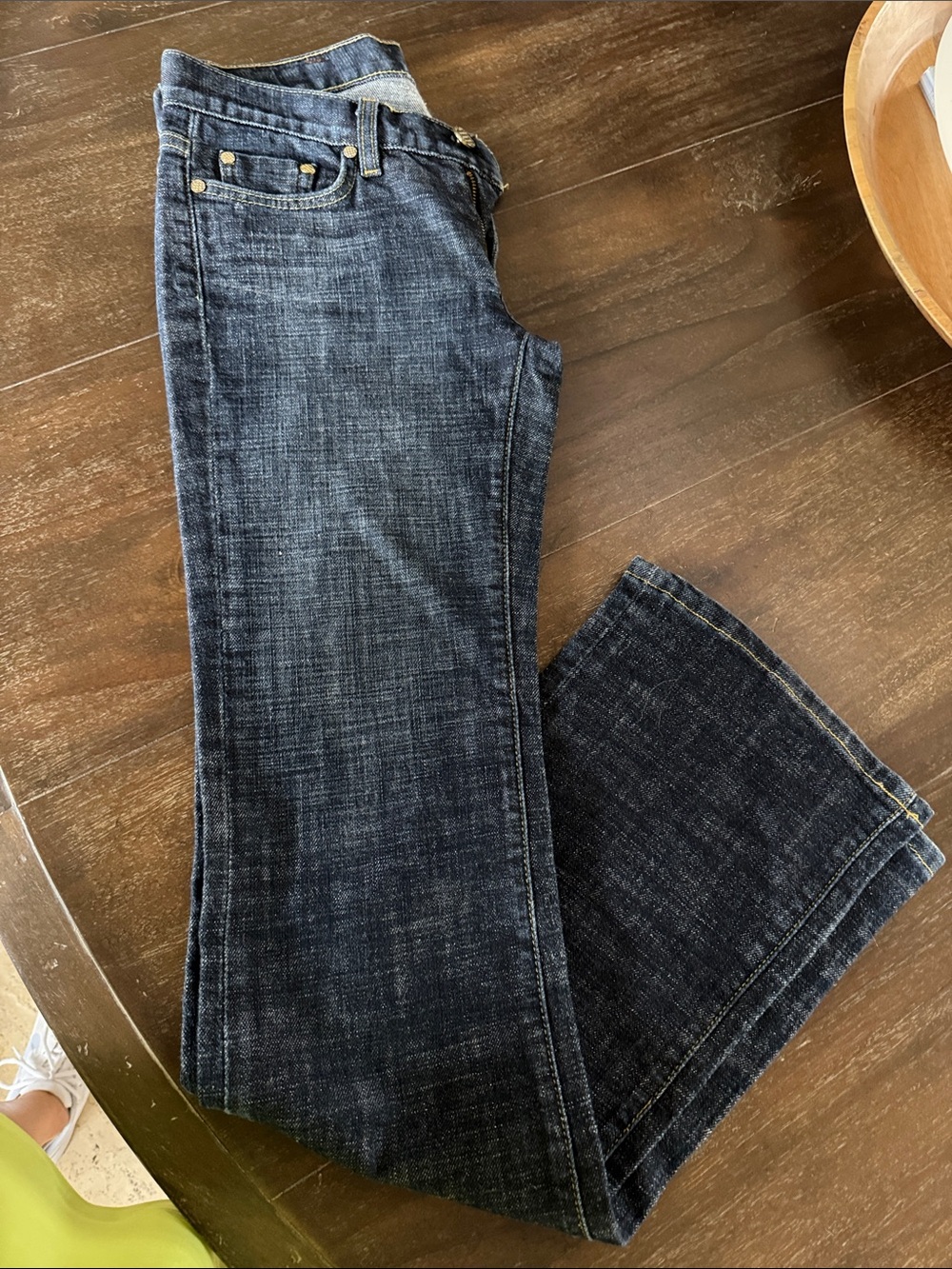 bebe Dark Wash Blue Bootcut Jeans
